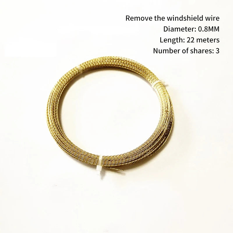 New 0.8mm 22M Car Windshield Window Removal Wire Rope Universal Windshield Cut