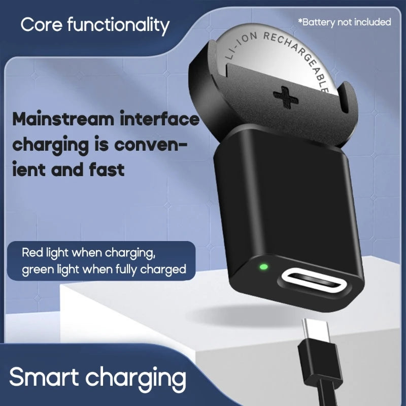 LIR2032 Button Battery Charger – battery inserted