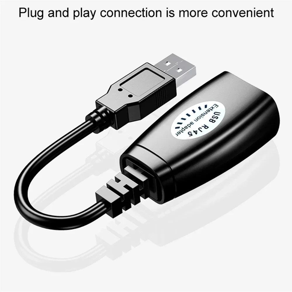USB to RJ45 LAN Adapter – two-pack contents