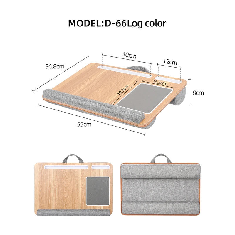Anti-Slip Laptop Desk with Mouse Pad – bedroom use