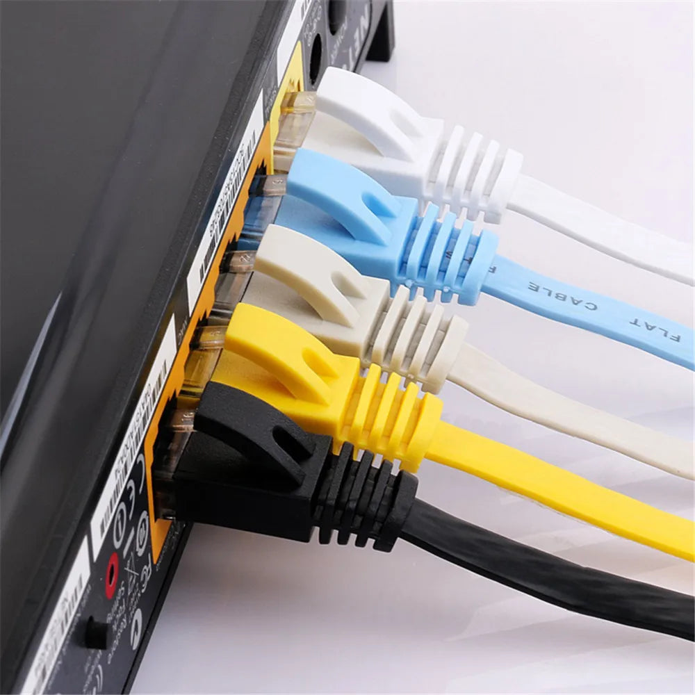 CAT6 Flat Ethernet Patch Cable – length options chart