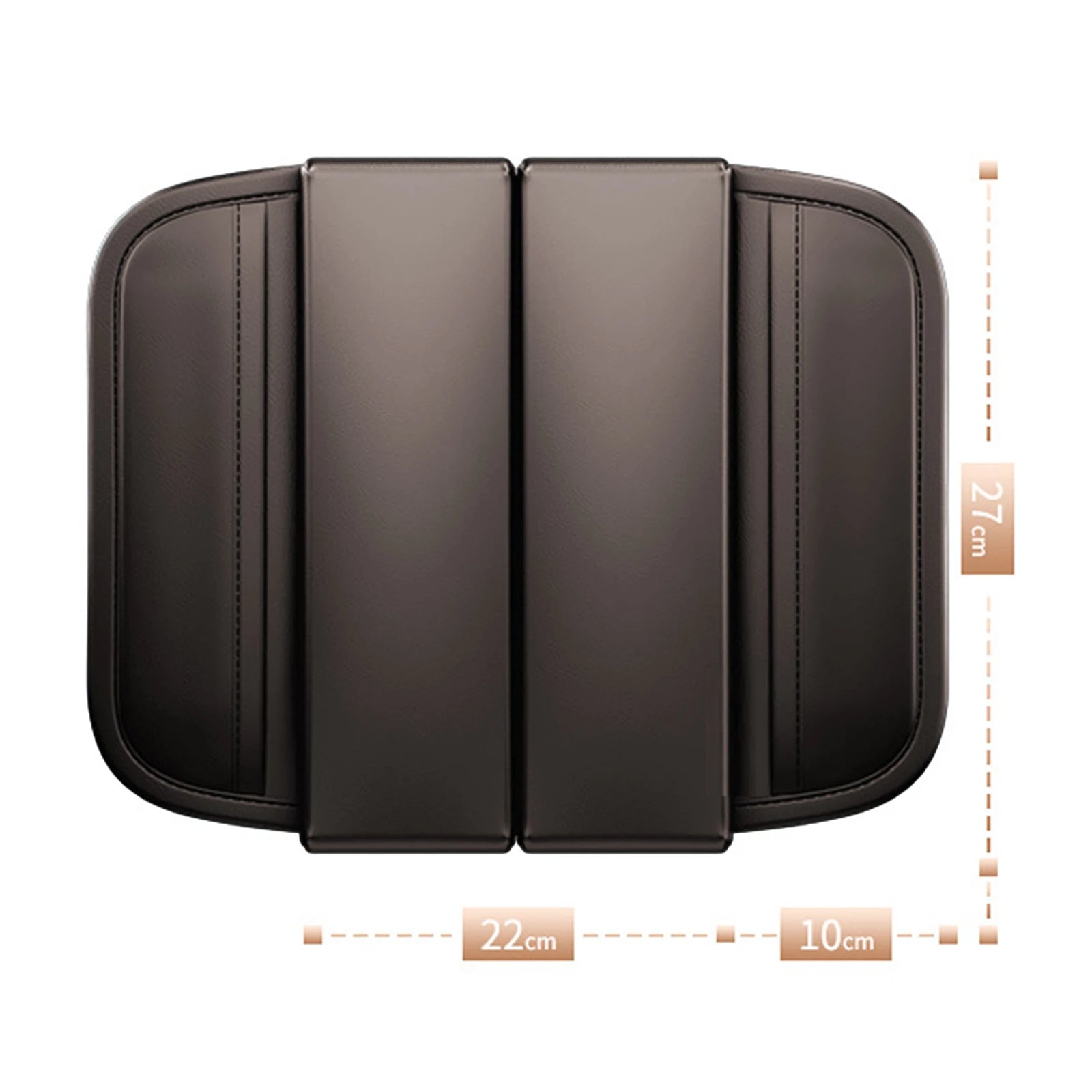 PU Leather Car Armrest Cover – cushion thickness detail