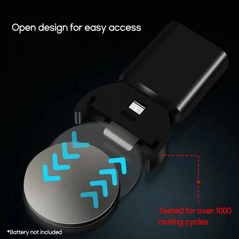 LIR2032 Button Battery Charger – size comparison