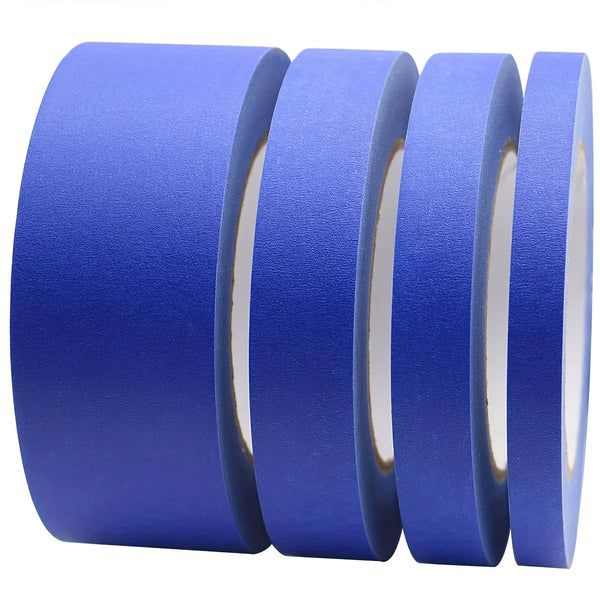 Blue Painters Tape, 1/2 inch,3/4 inch,1 inch,2 inch, 60yds, Multi Size Painting Masking Tape, Clean Release Paper Tape for Home