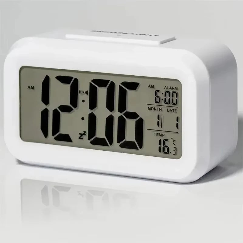 Backlit Multi-Function Digital Desk Clock – desk placement