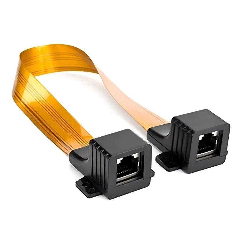 Cat5 Slim Ethernet Wall Cable – cable coil view