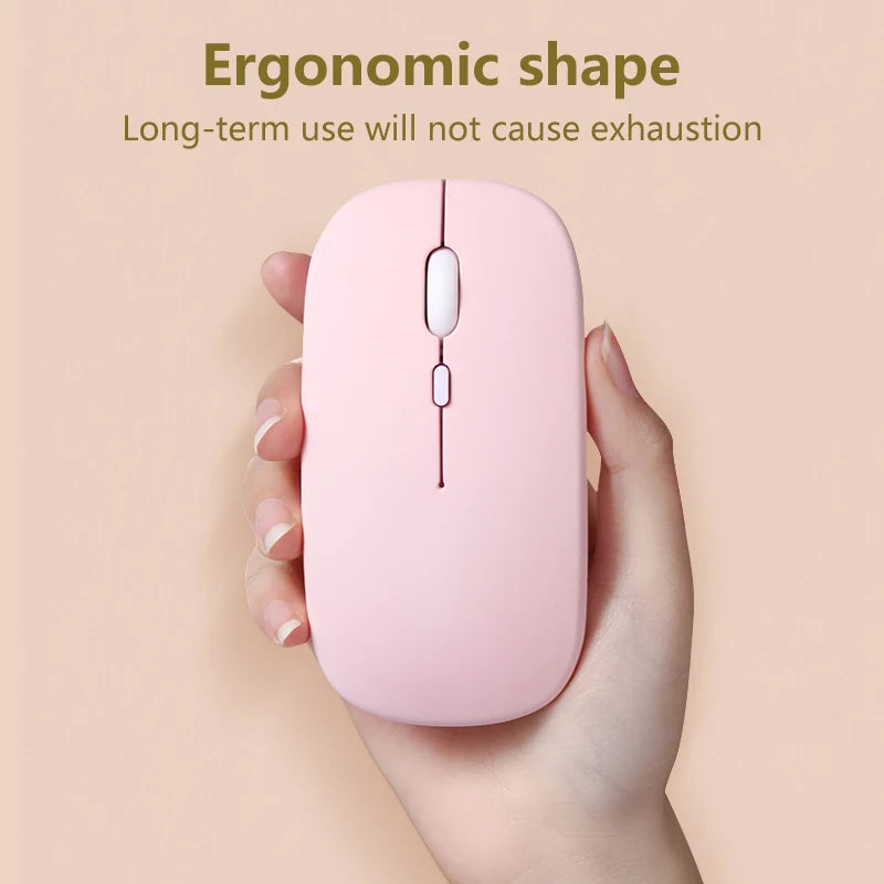 Wireless Bluetooth Mouse Portable Magic Silent Ergonomic Mice For Laptop iPad