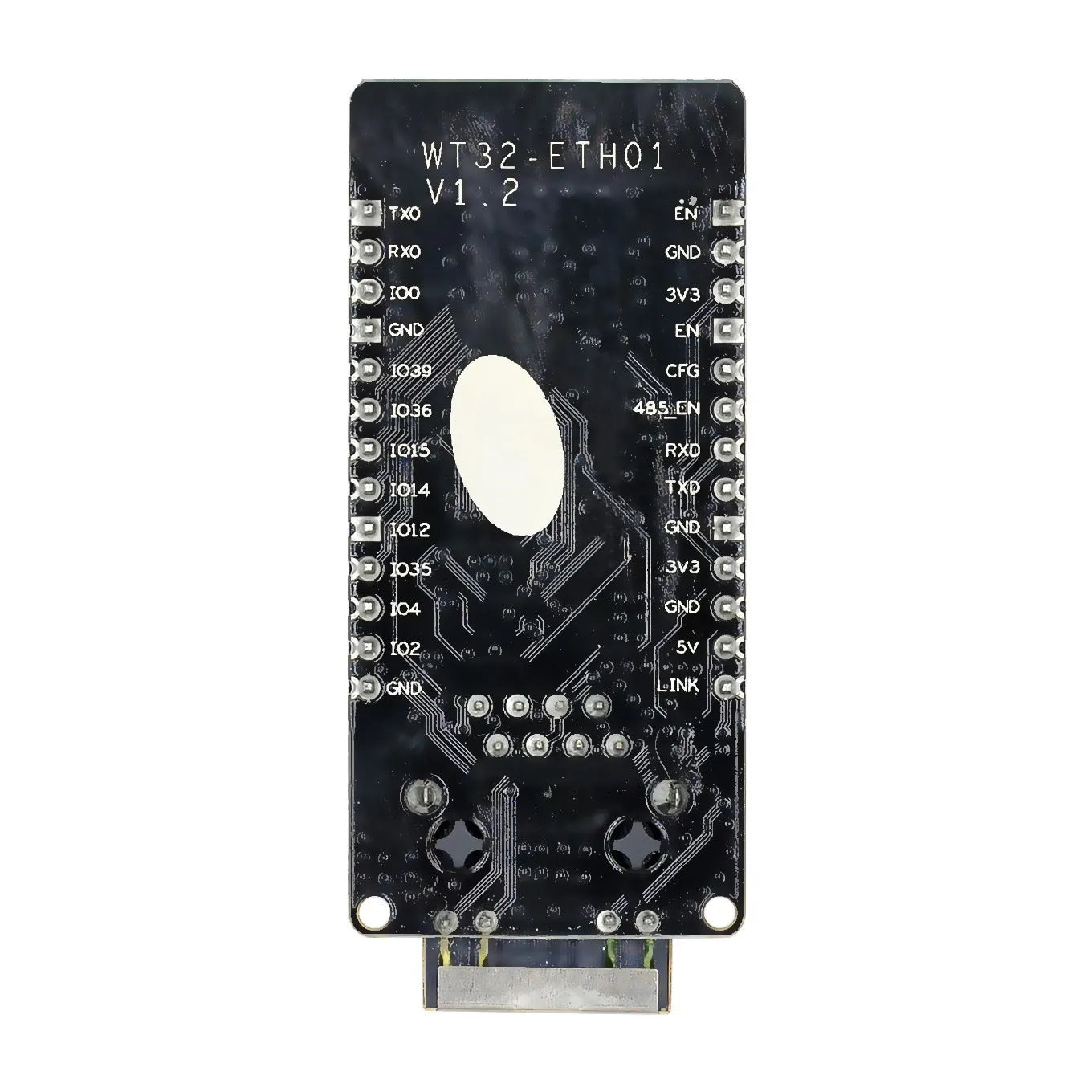 WT32-ETH01 Ethernet WiFi Module – size comparison