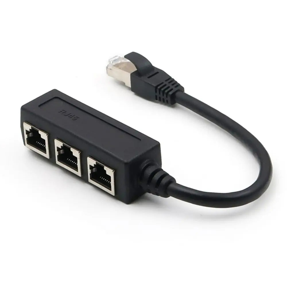3-in-1 RJ45 Ethernet Splitter – installation demo