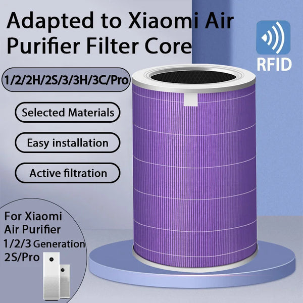 Air Filter For Xiaomi Air Purifier Pro/1/2/3 Generation Filter Carbon Haze Anti Bacteria Formaldehyde Filter Screen Air Purifier