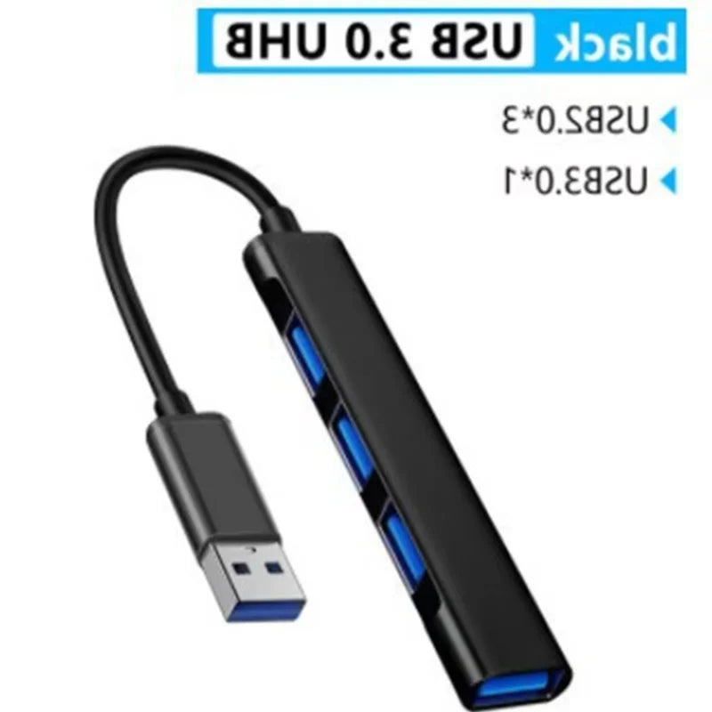 4-Port USB-C Hub – OTG adapter use