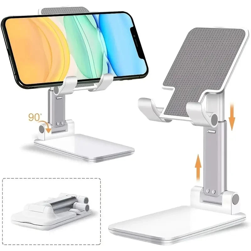 Adjustable Desktop Tablet & Phone Stand – stand holding tablet