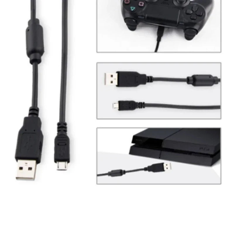 PS4 Controller Charging Cable – cable coiled