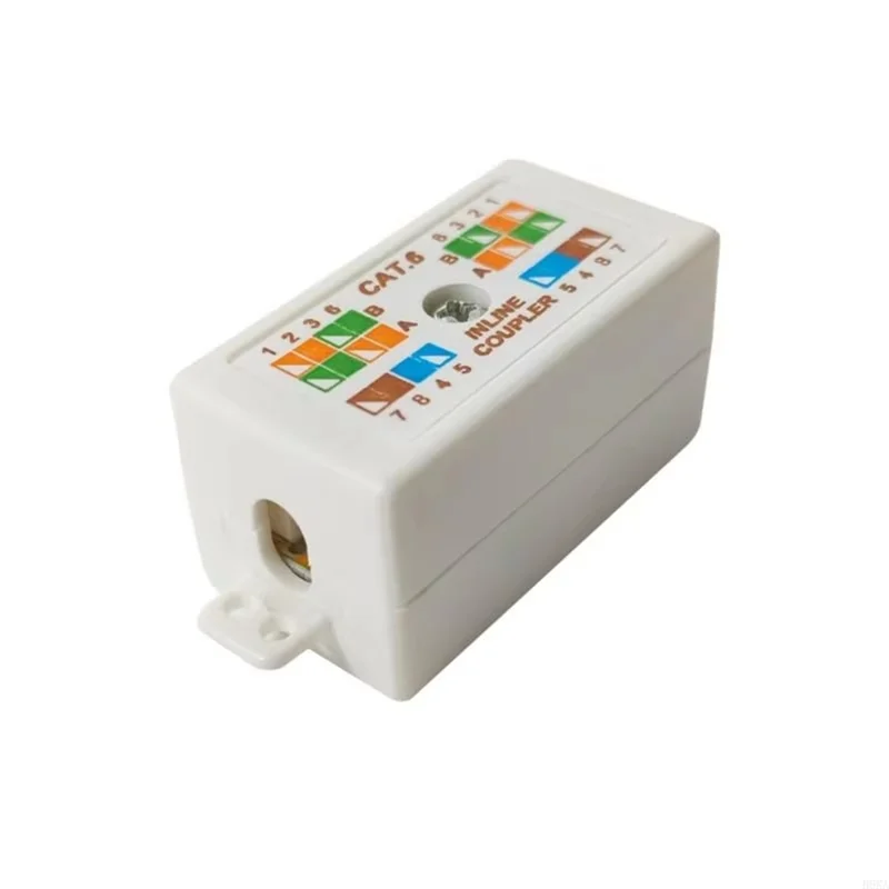 Cat6 RJ45 Junction Box – internal wiring view