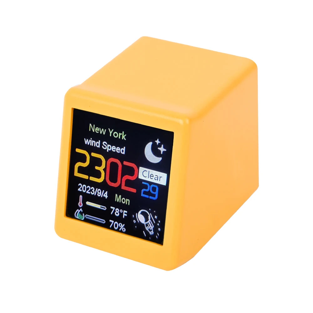Smart WiFi Weather Station Clock – app pairing demo
