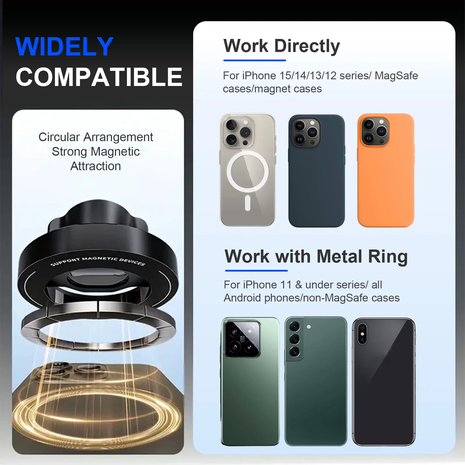 Magnetic Car CD Slot Phone Holder – adjustable angle demo