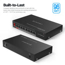 Amcrest 8-Port Poe+ Switch AGPS8E8P-AT-96-V2, 8-Ports, Power over Ethernet, 802.3Af/At 96W