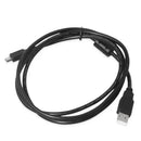 Black USB cable for Tactrix OpenPort ECU tuning chip with standard and micro-USB connectors