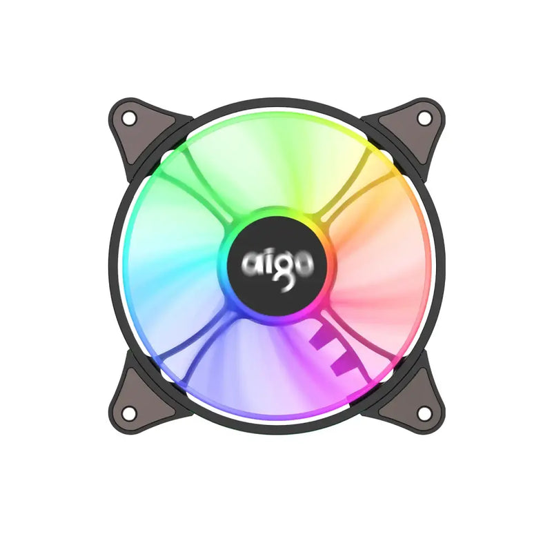 RGB Aigo AR12 120mm Computer Case Fan designed for enhanced cooling performance