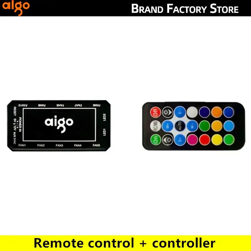 Remote control and controller set for Aigo AR12 120mm cooling performance enhancement