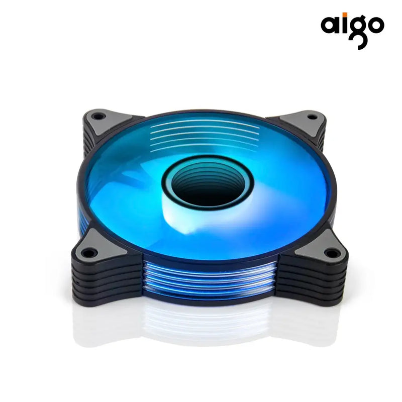 Aigo AR12PRO 120mm rgb fan 4pin PWM argb Cooling fan 3pin5v aurora effect