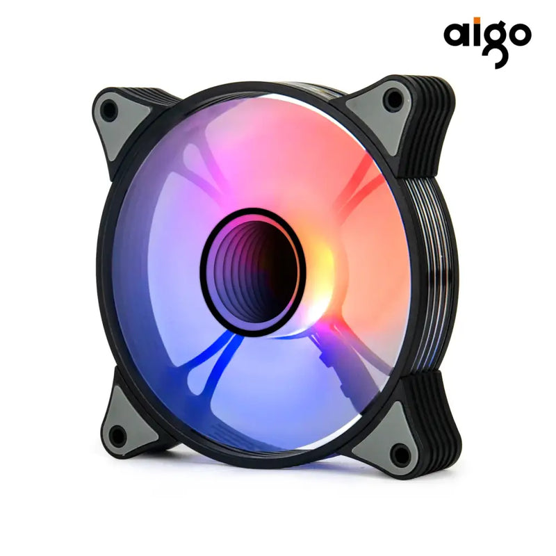 Aigo AR12PRO 120mm rgb fan 4pin PWM argb Cooling fan 3pin5v aurora effect