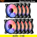 Aigo AR12PRO Computer Case Fan with RGB lighting for efficient cooling and performance