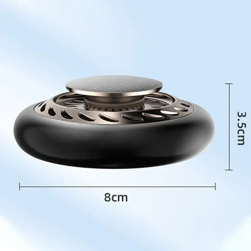 Car Air Freshener Creative Solar Rotation UFO Perfume Diffuser Small Lasting