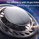 Car Air Freshener Creative Solar Rotation UFO Perfume Diffuser Small Lasting