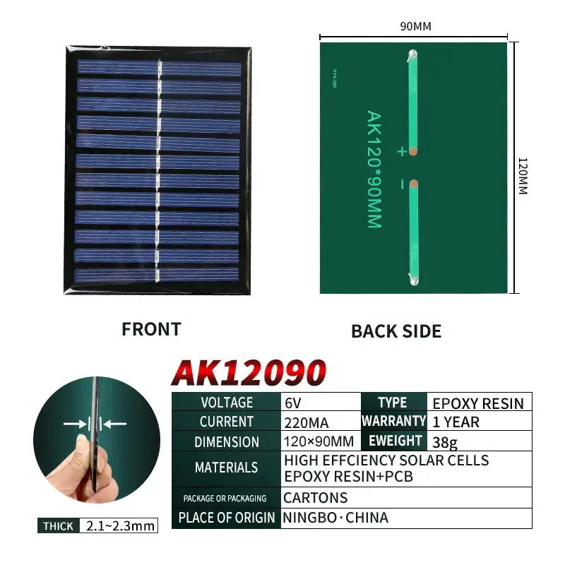 Solar Panel Module: AK Flexible Solar Panel from Mainland China with Technical Specs