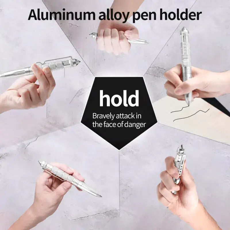 Aluminium-Copper Alloy Hand Tool designed as a tactical defense pen for durability