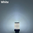 LED light bulb featuring illuminated squares for AMSYD BA15S Turn Signal, enhancing safety