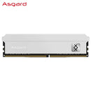 Asgard Memories DDR4 RAM module with white heat spreader for enhanced performance