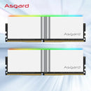Asgard RGB DDR4 Memory modules showcasing vibrant light bars for superior performance