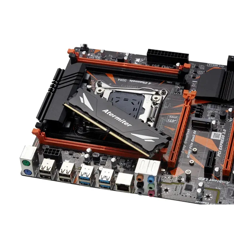 Computer motherboard with Atermite DDR4 RAM for enhanced server performance and efficiency