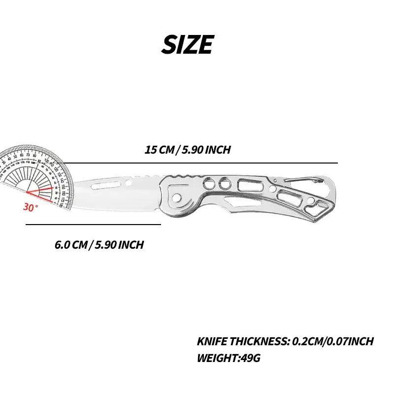 Folding knife with measurements for ATISEN DIY Supplies and woodworking projects