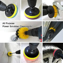 22 /3Pcs Electric Drill-Brush Kit Power Scrubber Brush For Carpet Bathroom