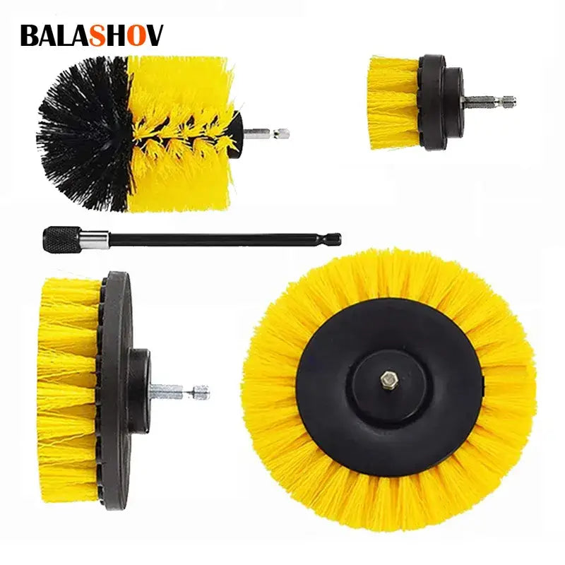 22 /3Pcs Electric Drill-Brush Kit Power Scrubber Brush For Carpet Bathroom