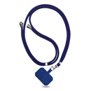 Blue lanyard with ID badge holder, featuring a 150cm universal adjustable design from Mainland China