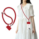 Red lanyard with card holder from BAPPSUS, 150cm universal adjustable from Mainland China