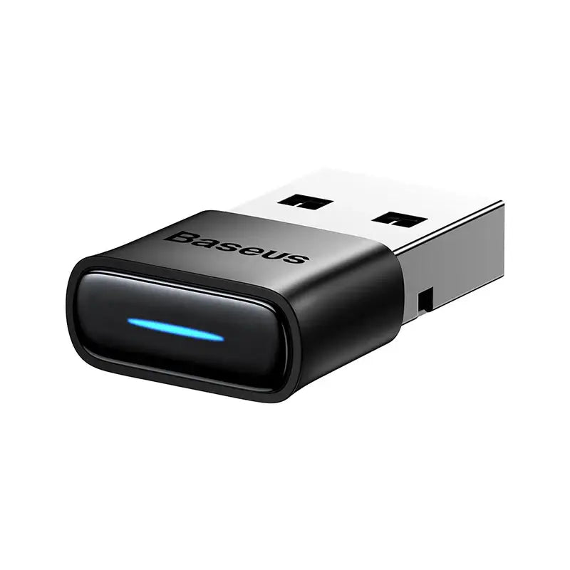 USB Bluetooth adapter featuring a blue LED, Baseus BA04 Bluetooth advanced technology