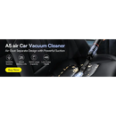 Baseus Car Vacuum Cleaner with External Certification and Compact Design - Black