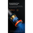 Baseus Car Vacuum Cleaner with External Certification and Compact Design - Black