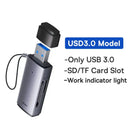 USB 3.0 BASEUS Card Slots All in One with SD/TF slot and work indicator light