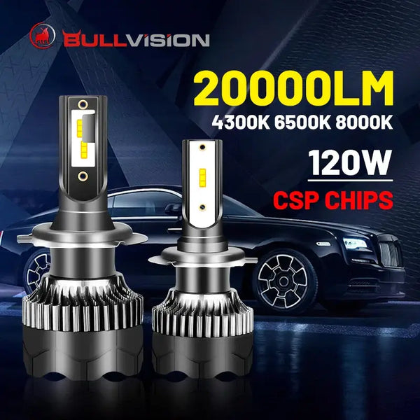 LED headlight bulbs for BMW E92, Enjoynight Versatile Car, 20000LM, 4300K white yellow