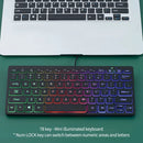 Portable Wired Mini Keyboard - Laptop Computer External Keyboard