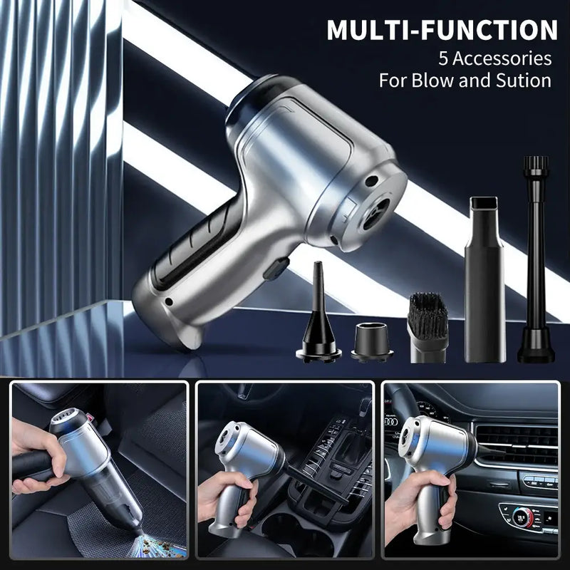 Handheld multi-function Car Wireless Vacuum Cleaner with strong suction for versatile cleaning