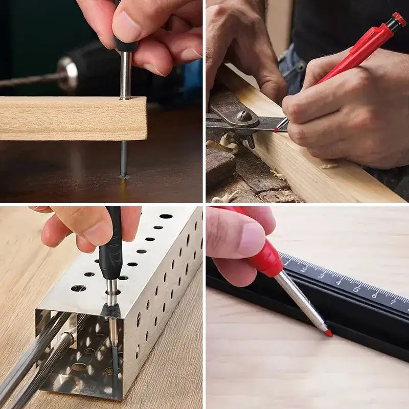 Carpenter pencil metal for precise marking in versatile hand tool projects