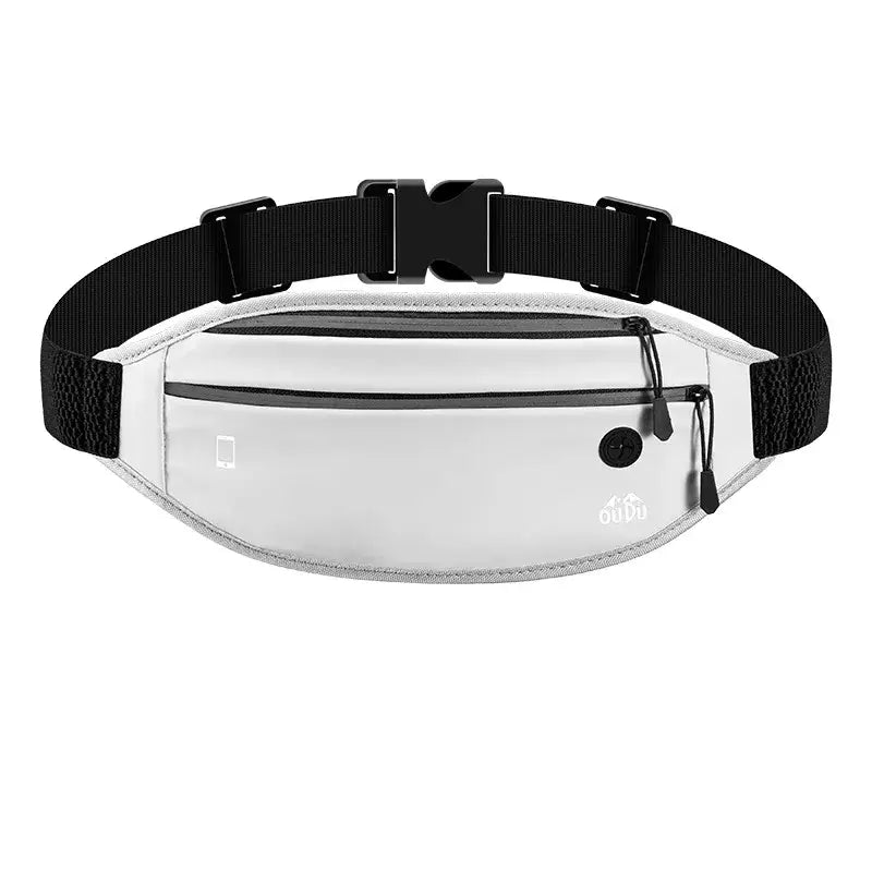 Sleek Challen Application Position Waist Packs R015 in black and white with adjustable strap