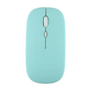 Mint green wireless Bluetooth mouse showcasing sleek design and seamless comfort